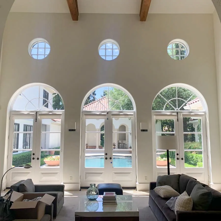 Inside of a residential home with window tint