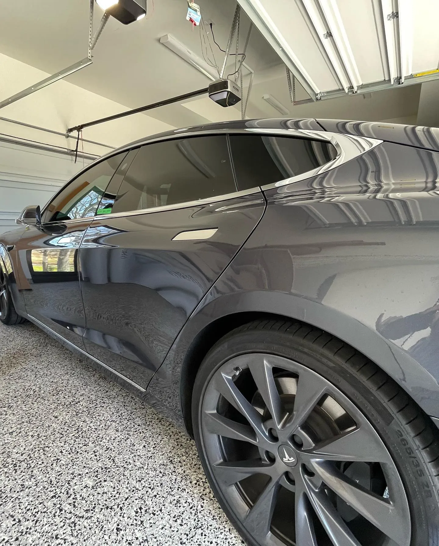Tesla with window tint