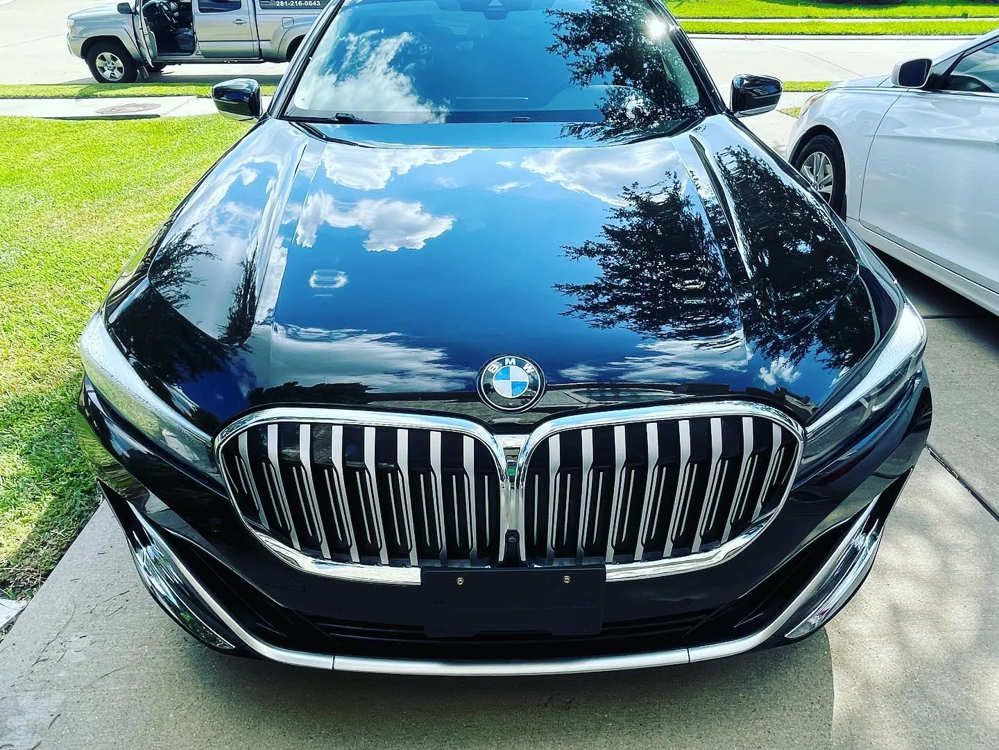 Window tinting on a BMW