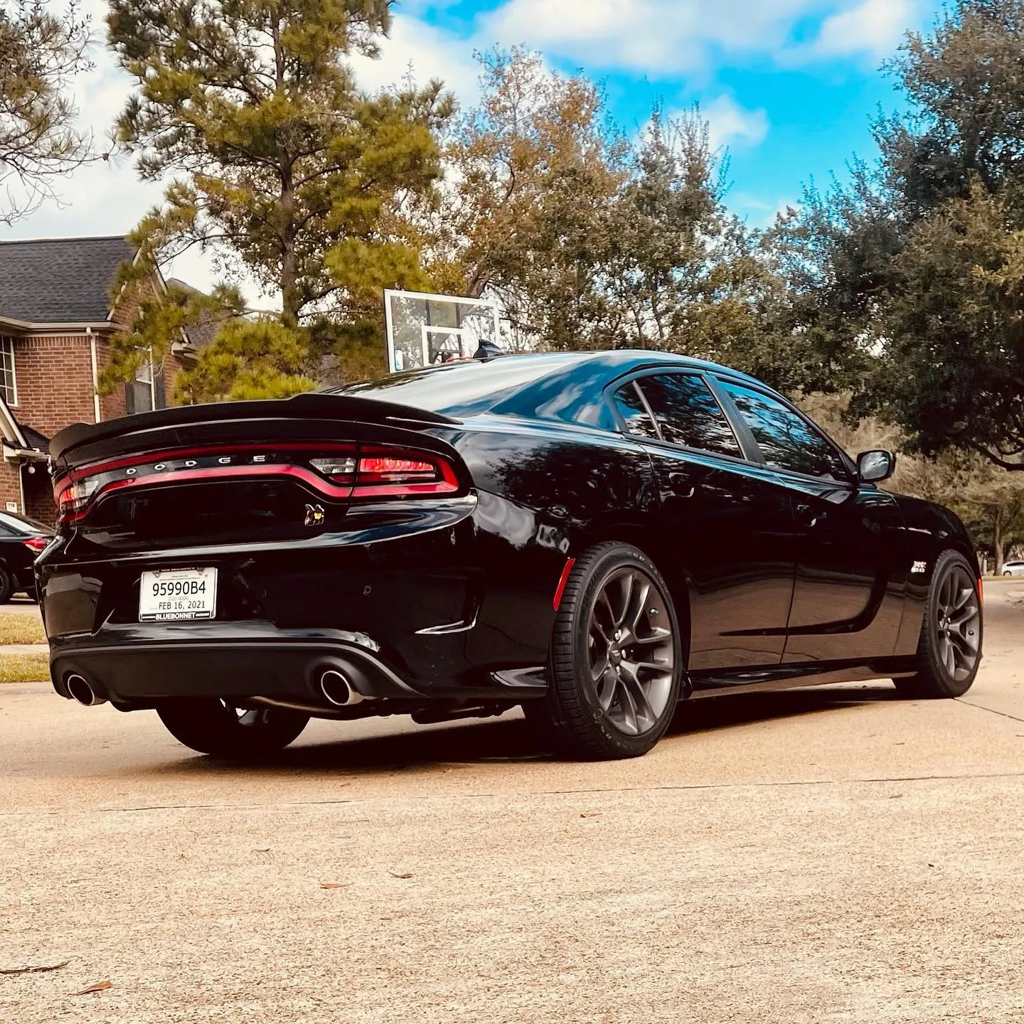 Black car window tint