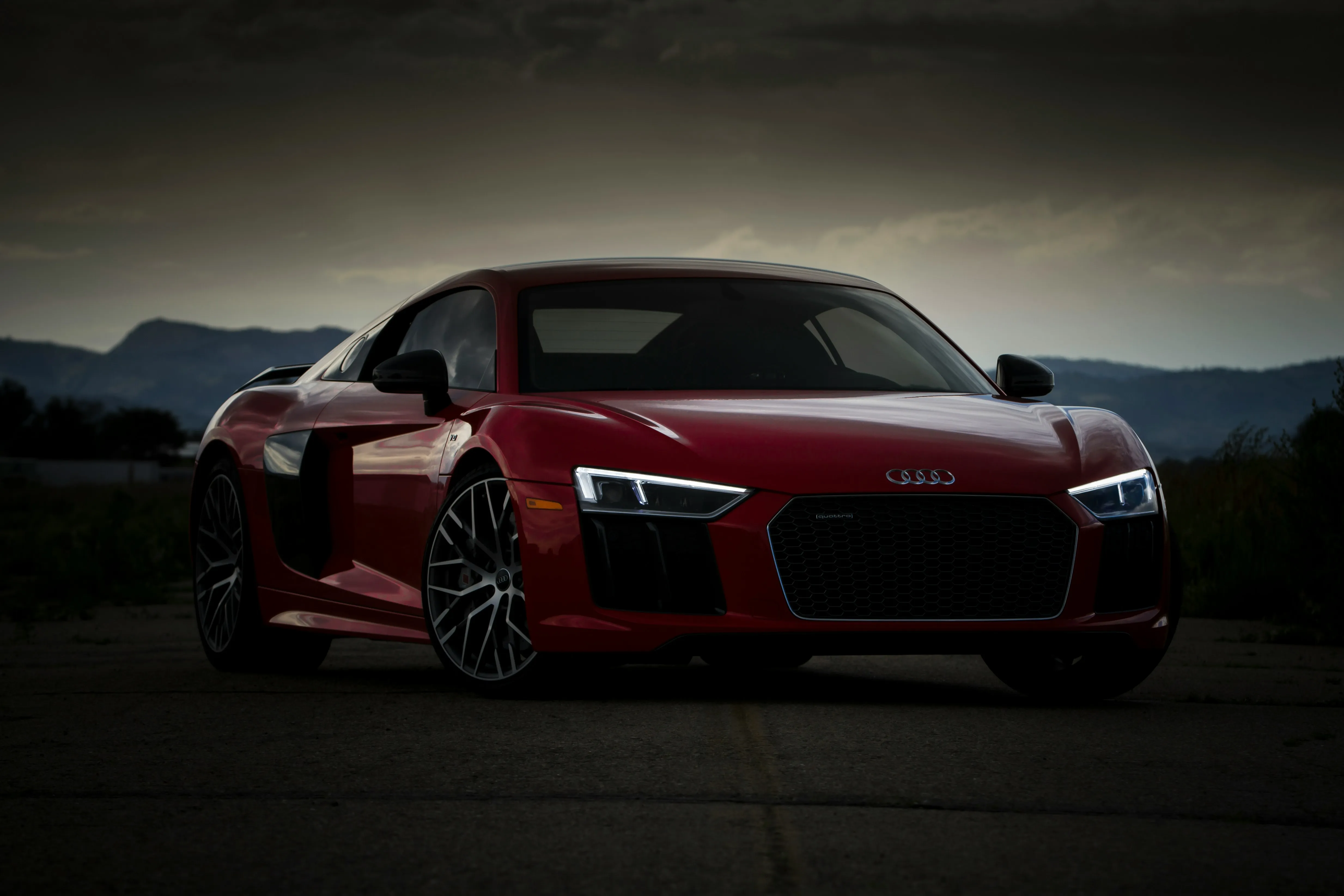 Red car